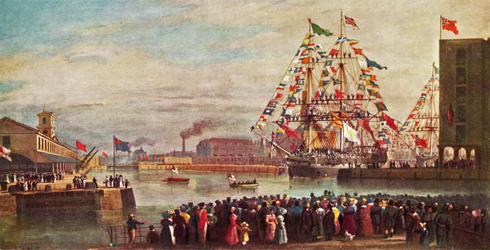 Opening-of-St-Katharines-1828